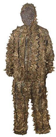 HYFAN Ghillie Anzüge 3D Blätter Wald Camouflage Kleidung Outdoor Army Military Camo Kleidung für Jungle Jagd, Paintball, Airsoft, Wildlife Fotografie (Sand)