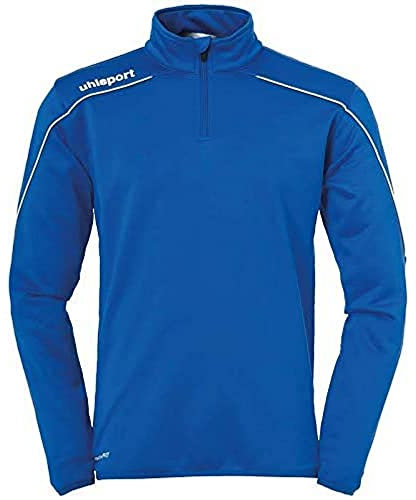 uhlsport Jungen Top Stream 22 1/4 Zip Top, azurblau/Weiß, 152, 100220303