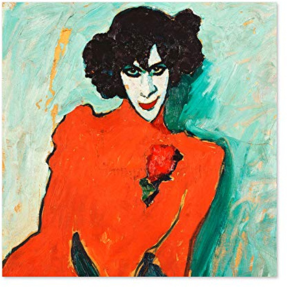 Fine Art Prints Artery8 Jawlensky Portrait Tänzer Alexander Sacharow Ungerahmter großer Druck 61x61 cm