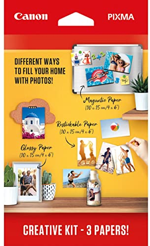 Canon Magnetic Photo Paper, Restickable Photo Paper, & Photo Paper