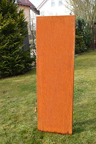 Metalltechnik Dermbach GmbH Sichtschutz/Stele aus Cortenstahl 160 x 35cm corten D