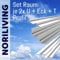 Noriliving Aluminium Profil Set für 3mm Aluverbund Duschrückwand (Silber matt) - bestehend aus je 2x Abschlussprofil, Flächenverbinder und Eckprofil
