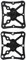 BESPORTBLE 1 Paar Sperrpedal SPD-plattform-Adapter SPD Flachpedaladapter Plattformadapter Für Stollen Pedale Cleat-Adapter SPD-pedalkonverter Rostfreier Stahl rutschfest Verstreute Perlen