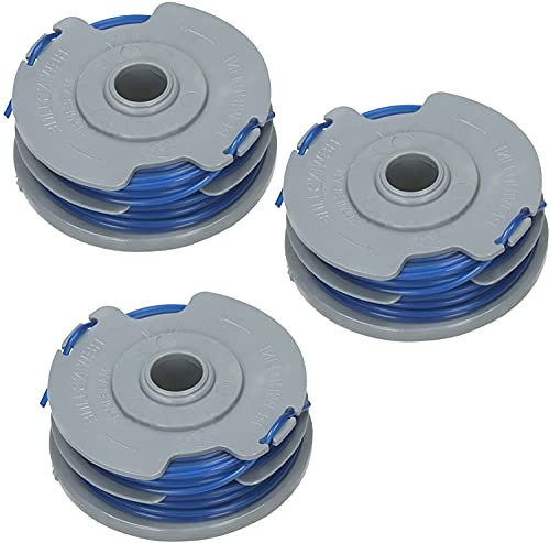 3 x Garden Machinery Spares Twin Line & Spool for Qualcast GT2541, GTE550 (526712) GT3011A Trimmer/Strimmer (Pack of 3)