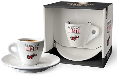 laVida, Espresso-Tasse mit Unterteller, Leben am Limit