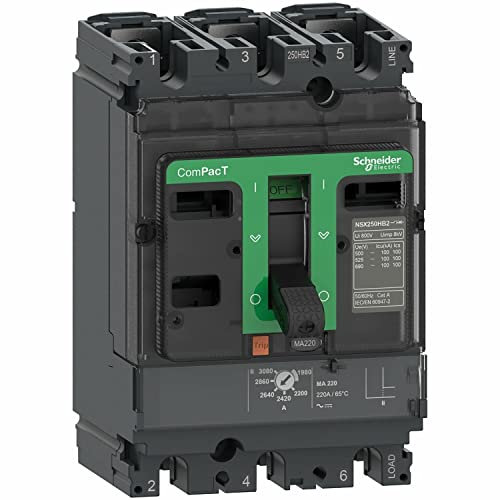 Schneider Electric ComPacT NSX, Leistungsschalter MCCB 3-polig, 100A, Fest