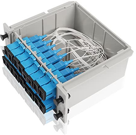 PNGKNYOCN Glasfaser-PLC-Splitter, 1 x 16 Box, Kassetten-Einsatz, SC/UPC-Modul-Anschlüsse, SC/UPC-Port, Digitaler Optischer Splitter