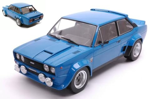 ixo models Compatible with Fiat 131 Abarth 1980 Blue Model Car 1:18