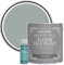 Rust-Oleum Grey Washable Matt Floor Tile Paint - Pitch Grey 2.5L