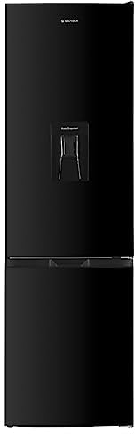 GEDTECH Frigorifero combinato - congelatore basso - GCB262BL Nero - capacità 262L - Classe E