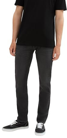 Tom Tailor Denim Herren Piers Slim Jeans, 10263 - Black Stone Wash Denim, 30/32