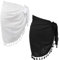 Rapidbok 2 Sarong Tuch Damen Kurz, Pareo Strand Sommer, Multi-Funktions Wickelrock Strandtuch Leicht, Groß Wickeltuch Bikini Cover Up Strandkleider für Strand, Schwarz und Weiß (Polyester, B)