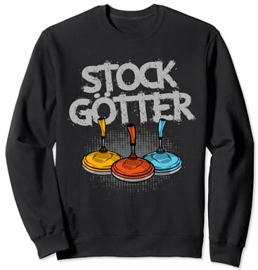 Stockgötter Stocksport Stockschützen Asphaltstock Eisstock Sweatshirt