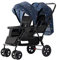 ZONABSQQ Kinderwagen Cabrio-Tandem-Doppelkinderwagen, leichte Baby-Zwillingskinderwagen-Reisesysteme, Doppel-Kinderwagen für Säuglinge und Kleinkinder Komfort und Sicherheit