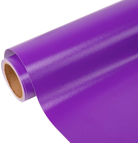 VINYL FROG Matte Purple Permanent Adhesive Vinyl Roll 30.5x305cm Craft Vinyl for Home Decor Birthday Party Mug Gift