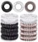12 Stück Telefonkabel Haargummi,Spirale Telefonkabel Haarband,Spiral Haargummis,Elastisch Zopfgummi Haarband,Telefonkabel Haargummis Elastisches,Haarband für Mädchen und Damen,3 Farben