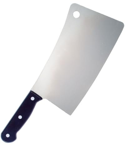 Horror-Shop Mannaia da Macellaio Realistica 38 Cm