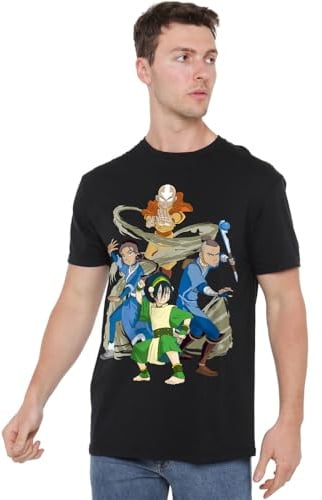 Avatar The Last Airbender Unisex Avatar the Last Airbender Team Avatar Elements Unisex T Shirt T-Shirt