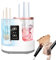 Nettoyeur de pinceaux de maquillage électrique 3 en 1 - 5 minutes - Arrêt automatique - Avec bouton tactile - Avec fonction de séchage à l'air