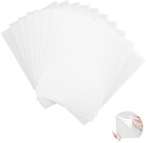 10Pcs Interfacing for Sewing Iron On Adhesive Double-Sided Patches Square bondaweb, self-Adhesive, fusible Fleece, for Applique, Fabric, vilene Woven, for Backing Bag, Blanket, Cloth