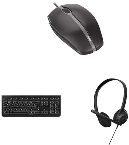 CHERRY Gentix Corded, Kabelgebundene Kw 3000, Kabellose & Epos C1 Fortschrittliches Business-Headset