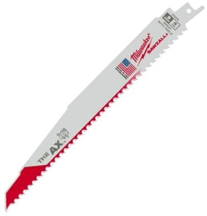 Milwaukee 48-00-8026 Super Sawzall Blade 5 Teeth per Inch 9-Inch Length, 25 count