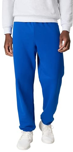 Hanes Pantaloni della Tuta in Pile EcoSmart Uomo, Deep Royal, S