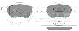 MEYLE 0252321518 Bremsbelagsatz, Scheibenbremse | Kompatibel mit: RENAULT LAGUNA II, LAGUNA II Grandtour