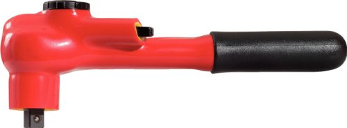 KS Tools 117.3800 3/8 Isolierte Umschaltknarre mit Verriegelungsmechanik, 32 Zahn