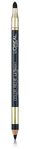 L'Oréal Paris Color Riche Le Smoky Liner, 207 Stormy Sea - farbintensiver Eyeliner mit Applikator für ausdrucksstarke Augen, ideal geeignet für einen perfekten Smokey Eyes Look, 3er Pack (3 x 1 g)