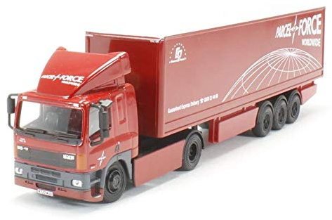 Oxford Diecast 1:76 DAF 85 2 Axle 40ft Box Trailer Parcelforce Collectable model 76DAF002