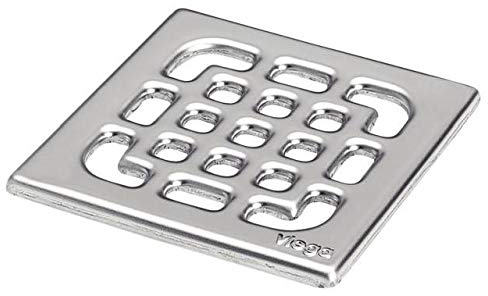 Viega 4933.3 - Gitter 4933.3, nicht verschraubbar, 94 x 94 x 5 mm, Edelstahl