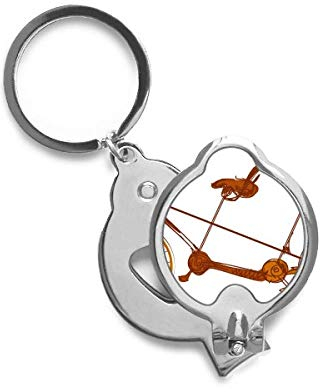 DIYthinker Cartoon Drei-Sitz Fahrrad Britannien Kultur Fingernail Schneider Trimmer