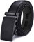 X XHtang Gürtel Herren Automatik Gürtel mit Automatikschließe-3,5cm Breite, Schwarz12, Länge 140cm Geeignet für 44-49 taille
