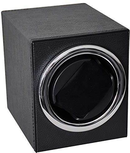 Selva Uhrenbeweger RF – Schwarz – Für 1 Uhr – Batterie-Antrieb – Rechts- und Linkslauf – Optimal auch für den Betrieb im Tresor