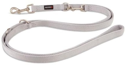 WOLTERS Führleine Professional, Farbe:Silber, Größe:XL 300 cm x 25 mm (extra lang)