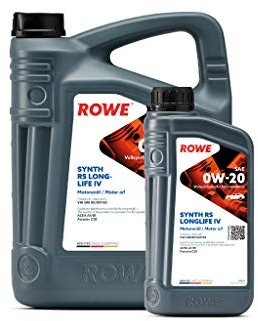 6 (5L+1L) Liter ROWE HIGHTEC SYNTH RS LONGLIFE IV SAE 0W-20 Motoröl Made in Germany