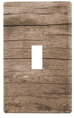 Madera Dúplex Salidas Luz Interruptor Cubierta Decorativa Placa de Pared Para Inicio Interruptor 4.5x2.75 Madera