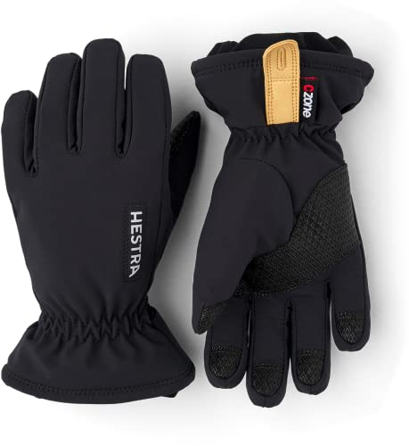 Hestra Unisex CZone Pluto Jr Kinder Handschuhe für Winter, Outdoor & Nasswetter – Schwarz – 6