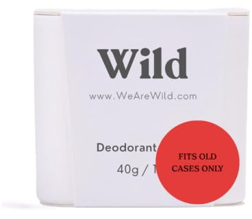Wild - Refillable Deodorant - Vegan - Aluminium Free - Long Lasting Protection - Natural Ingredients - Coconut & Vanilla Refill - 40g