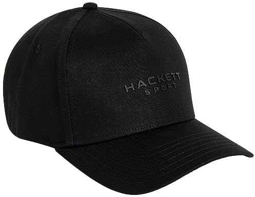 Hackett London Herren HS ESS SIG Sport Cap Verschluss, Black (Black), One Size