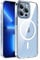 ULTRICS Magnetic Case for iPhone 13 Pro Compatible with Mag-safe Wireless Charging, Shockproof Phone Bumper Cover with Drop Protection, Anti Yellowing, Slim and Anti-Scratch Back Cover- Clear