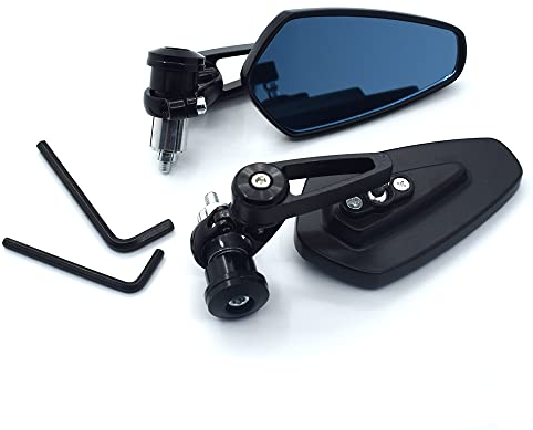 Motorrad Spiegel,Für Y-AMAHA YZF R6 YZF R1 FZ1 FAZER FZ6R FZ8 MT07 MT-07 FZ07 Universalmotorrad 7/8quot; 22 mm lenkerseitiger Rückspiegel