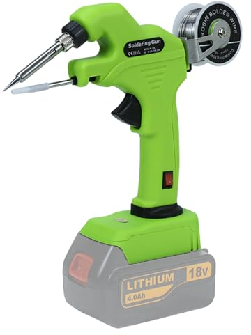 Cordless Soldering Iron Kit,Suitable for Black&Decker 10.8V-20V lithium battery,LED Indicator and 30s Fast Heating for Welding Circuit Board, Appliance Repair(Tool Only,no Battery)