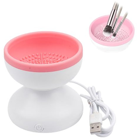 Katara Makeup Brush Cleaner, Katara Mini Makeup Brush Cleaner, Automatic Electric Makeup Brush Cleaner Machine, Automatic Makeup Brush Cleaner Machine (white)