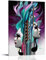DEfrat Poster mit Musikinstrumenten, Sternbilder, Zwillinge, Zimmer, Wohnzimmer, Dekor, moderne ästhetische Wandkunst, Geschenk für Freunde, Bettrahmen-Stil, 40 x 60 cm