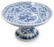 Home Deco London Sumatra Blue & White Large Ceramic Home Collection (Cake Stand 8)