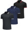 Djtnzdm Polo Shirts for Men (Pack of 3) UK Regular Fit Short Sleeve Casual Classic Cotton Summer Work Tops Mens Sport Golf Polo XL Black Blue Grey