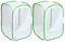 Sichuny 2er-Pack Insekten- und Schmetterlings-Habitatkäfig Terrarium -Up-Schmetterlingsgehege (2 X 15,7 X 15,7 X 23,6), Einfach zu Verwenden