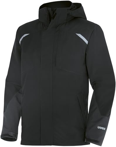 Uvex suXXeed Craft 3in1 Wetterjacke - Herren Arbeitsjacke mit Reflexdetails - wasserabweisend & atmungsaktiv